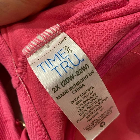 Time and Tru Bikini Top size 2X (20W-22W) (FS) - Picture 3 of 10